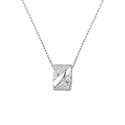 [Plus&Max]LIENS EVIDENCE DIAMOND PAVED NECKLACE