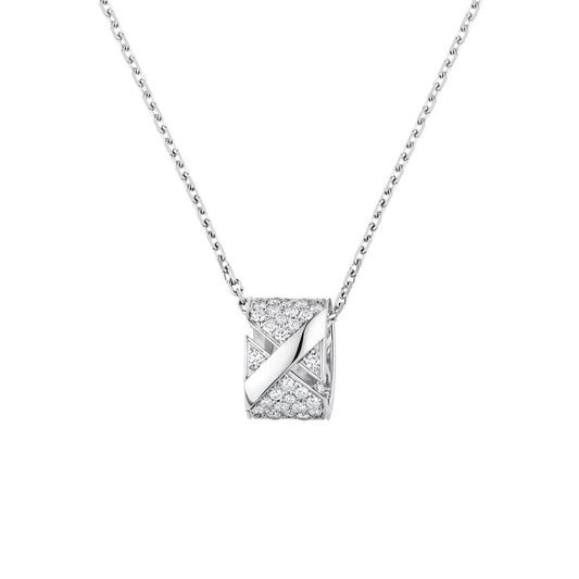 [Plus&Max]LIENS EVIDENCE DIAMOND PAVED NECKLACE