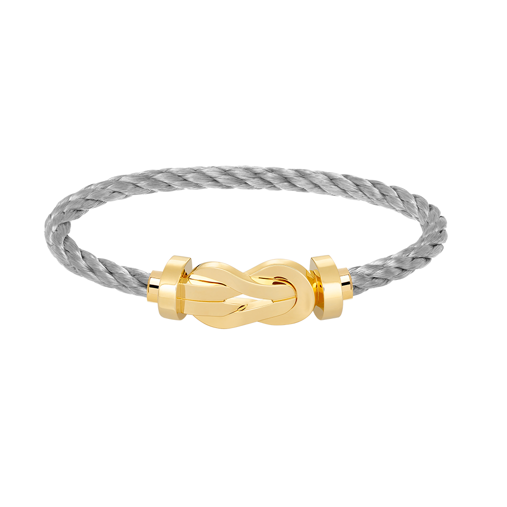 [Plus&Max]CHANCE LARGE 8 FIGURE BUCKLE NO DIAMOND BRACELET GOLD