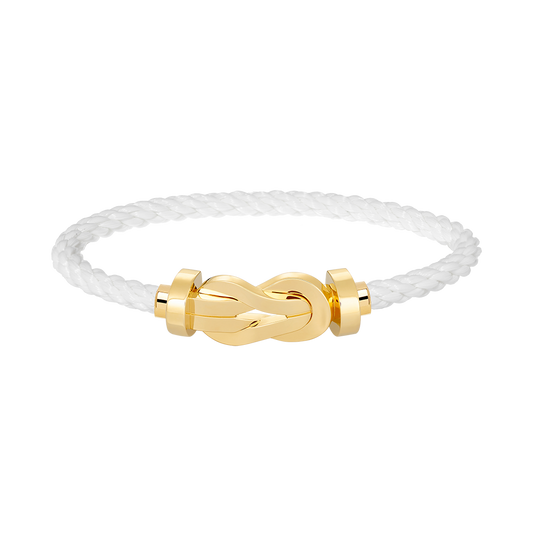 [Plus&Max]CHANCE LARGE 8 FIGURE BUCKLE NO DIAMOND BRACELET GOLD
