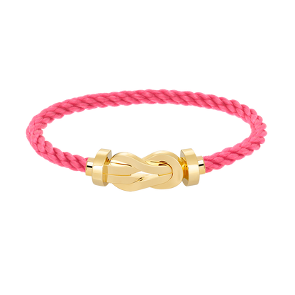 [Plus&Max]CHANCE LARGE 8 FIGURE BUCKLE NO DIAMOND BRACELET GOLD