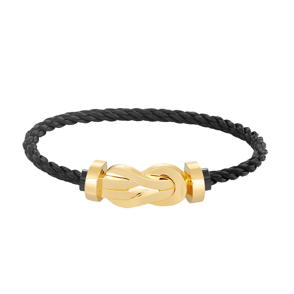 [Plus&Max]CHANCE LARGE 8 FIGURE BUCKLE NO DIAMOND BRACELET GOLD