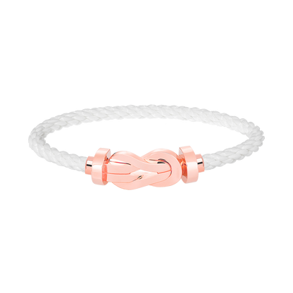 [Plus&Max]CHANCE LARGE 8 FIGURE BUCKLE NO DIAMOND BRACELET ROSE GOLD