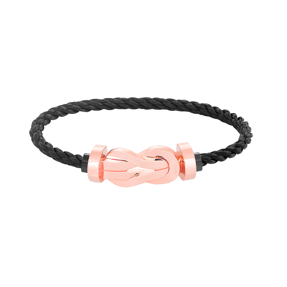 [Plus&Max]CHANCE LARGE 8 FIGURE BUCKLE NO DIAMOND BRACELET ROSE GOLD