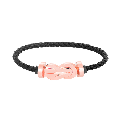 [Plus&Max]CHANCE LARGE 8 FIGURE BUCKLE NO DIAMOND BRACELET ROSE GOLD