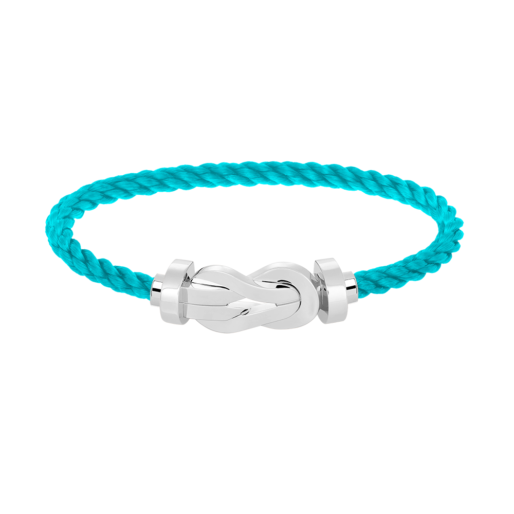 [Plus&Max]CHANCE LARGE 8 FIGURE BUCKLE NO DIAMOND BRACELET SILVER