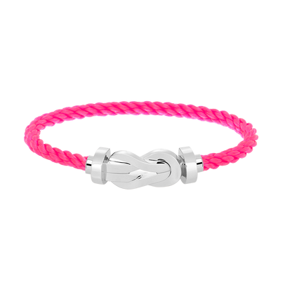 [Plus&Max]CHANCE LARGE 8 FIGURE BUCKLE NO DIAMOND BRACELET SILVER