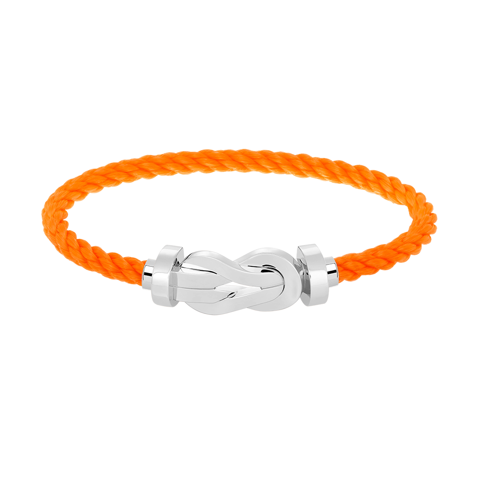 [Plus&Max]CHANCE LARGE 8 FIGURE BUCKLE NO DIAMOND BRACELET SILVER