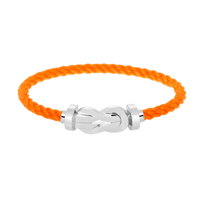 [Plus&Max]CHANCE LARGE 8 FIGURE BUCKLE NO DIAMOND BRACELET SILVER