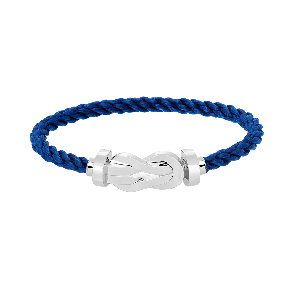 [Plus&Max]CHANCE LARGE 8 FIGURE BUCKLE NO DIAMOND BRACELET SILVER