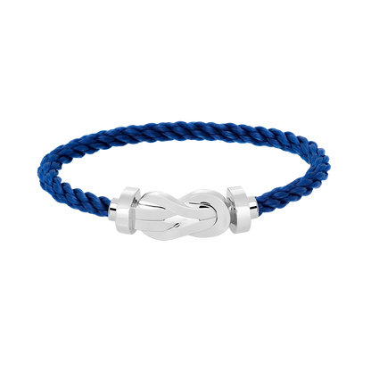 [Plus&Max]CHANCE LARGE 8 FIGURE BUCKLE NO DIAMOND BRACELET SILVER