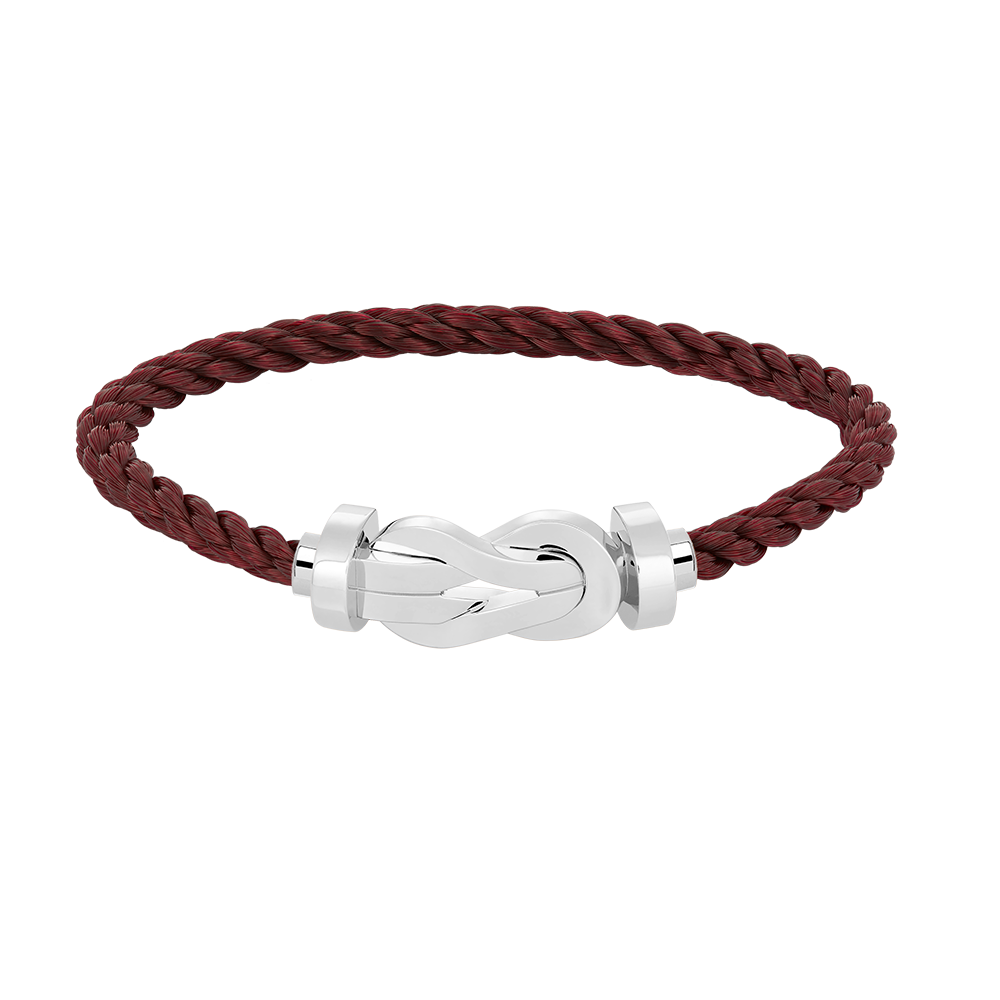[Plus&Max]CHANCE LARGE 8 FIGURE BUCKLE NO DIAMOND BRACELET SILVER