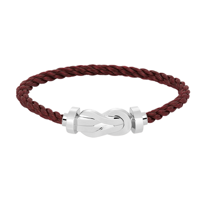 [Plus&Max]CHANCE LARGE 8 FIGURE BUCKLE NO DIAMOND BRACELET SILVER