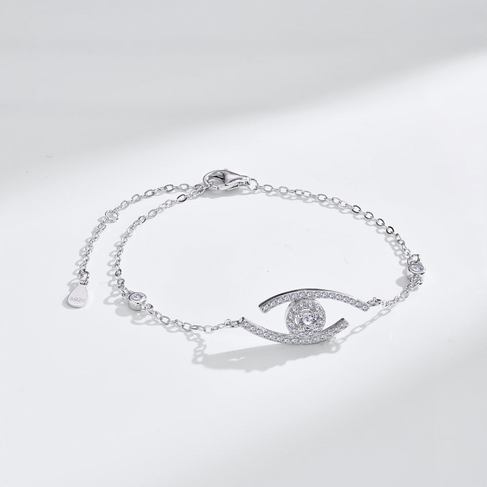 [Plus&Max]Lucky Eye Pave-Set Diamond Bracelet