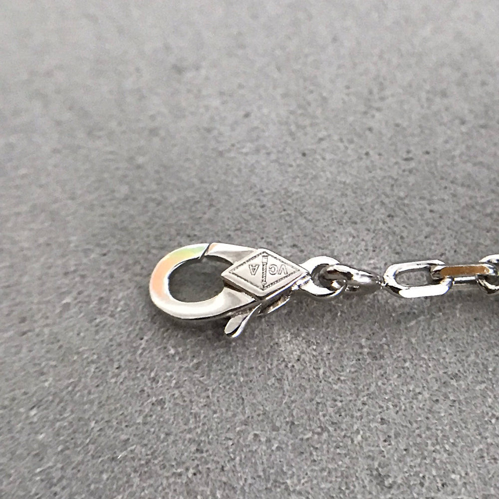 [Plus&Max]LUCKY CLOVER 5-MOTIF BRACELET - BLACK OXNY COLLECTION