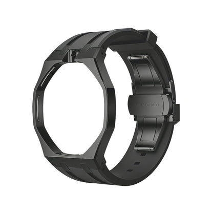 [Plus&Max]OAK POP BLACK STEEL CASE & SILICONE STRAP