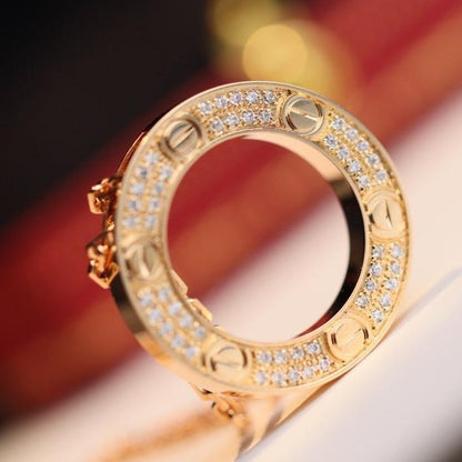 [Plus&Max]LOVE NECKLACE ADJUSTABLE ROSE GOLD