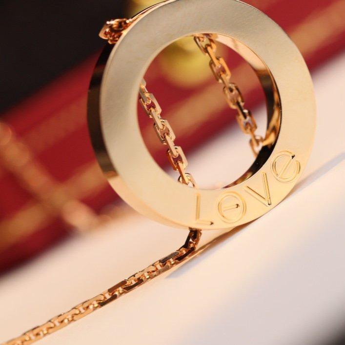 [Plus&Max]LOVE NECKLACE ADJUSTABLE ROSE GOLD