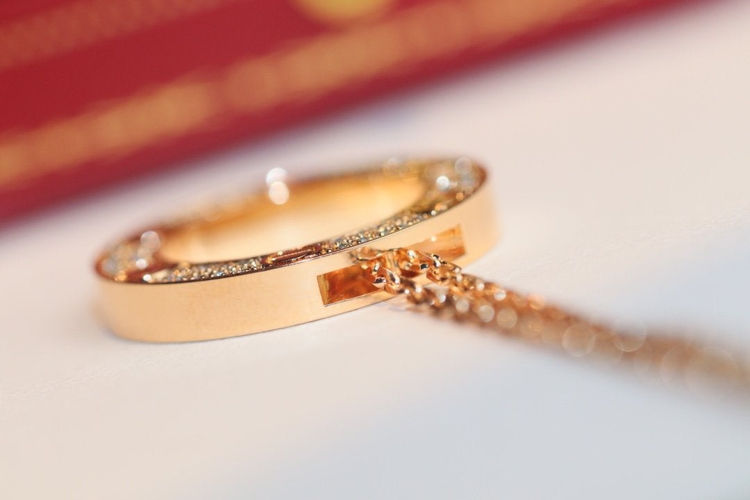 [Plus&Max]LOVE NECKLACE ADJUSTABLE ROSE GOLD