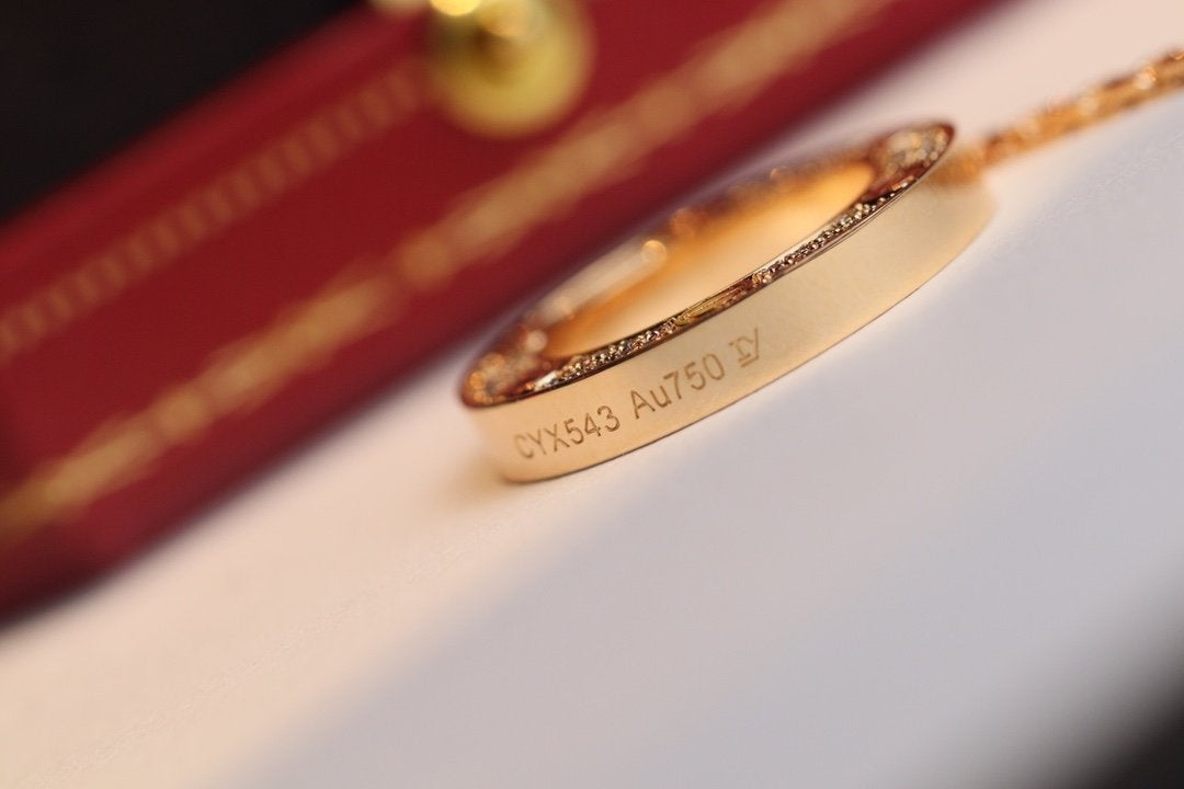 [Plus&Max]LOVE NECKLACE ADJUSTABLE ROSE GOLD