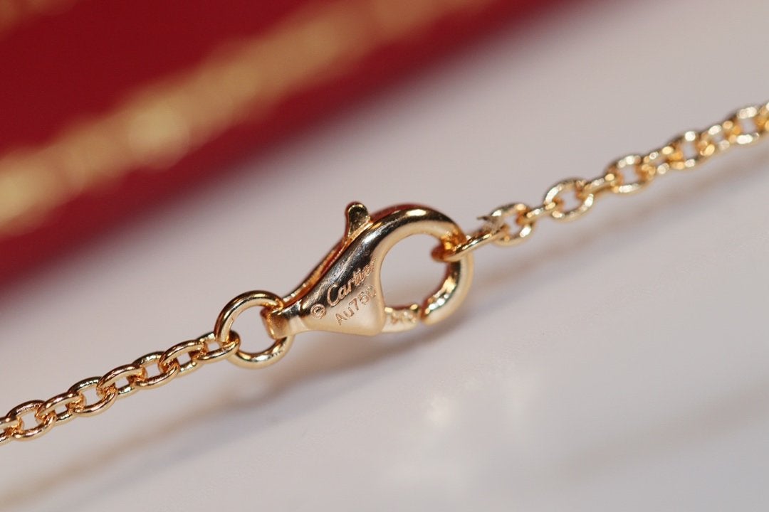 [Plus&Max]LOVE NECKLACE PINK GOLD AND SILVER