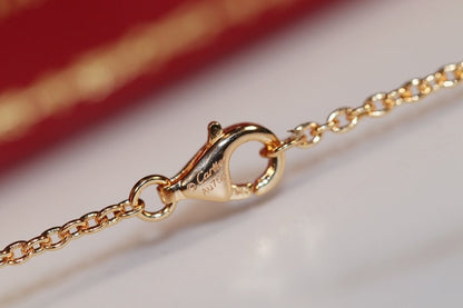 [Plus&Max]LOVE NECKLACE PINK GOLD AND SILVER