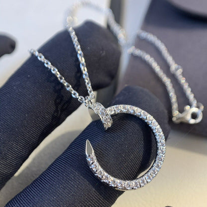 [Plus&Max]JUSTE NECKLACE SILVER DIAMONDS