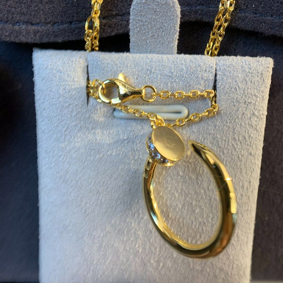 [Plus&Max]JUSTE NECKLACE GOLD DIAMONDS