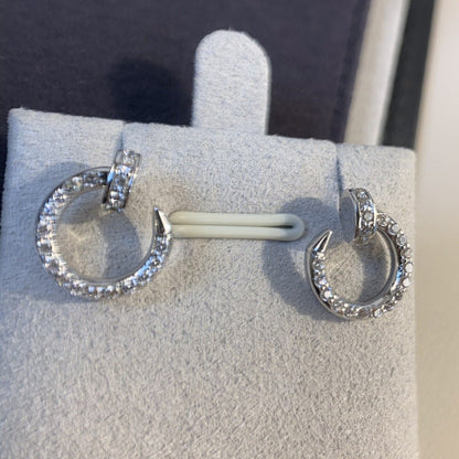 [Plus&Max]JUSTE EARRINGS SILVER DIAMONDS