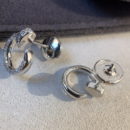 [Plus&Max]JUSTE EARRINGS SILVER DIAMONDS