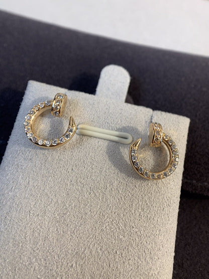[Plus&Max]JUSTE EARRINGS GOLD DIAMONDS