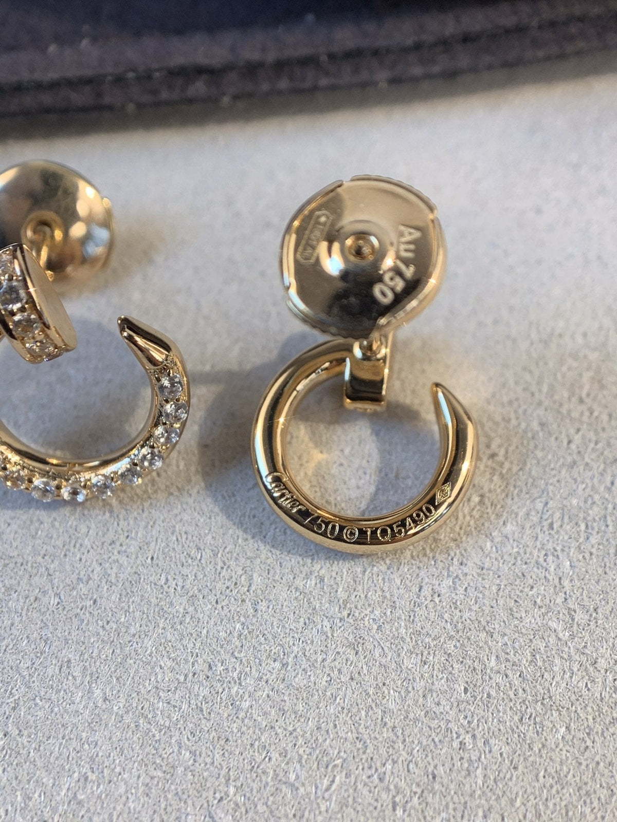 [Plus&Max]JUSTE EARRINGS GOLD DIAMONDS