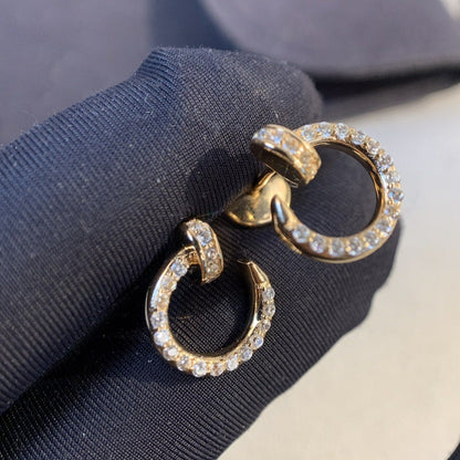 [Plus&Max]JUSTE EARRINGS GOLD DIAMONDS