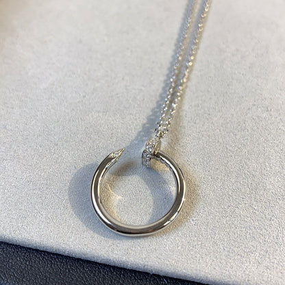 [Plus&Max]JUSTE NECKLACE SILVER