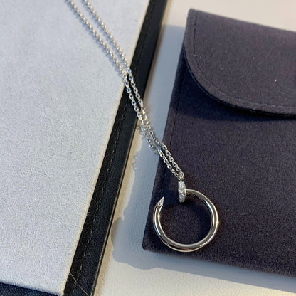 [Plus&Max]JUSTE NECKLACE SILVER
