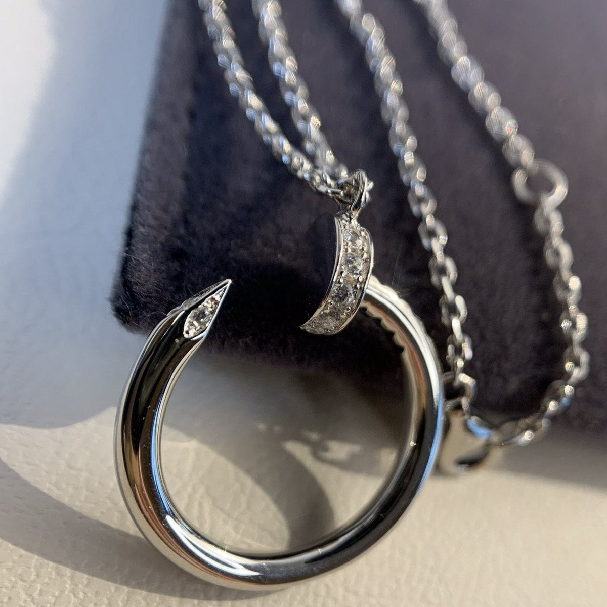 [Plus&Max]JUSTE NECKLACE SILVER