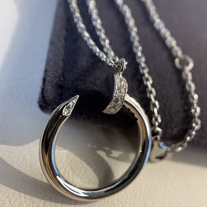 [Plus&Max]JUSTE NECKLACE SILVER