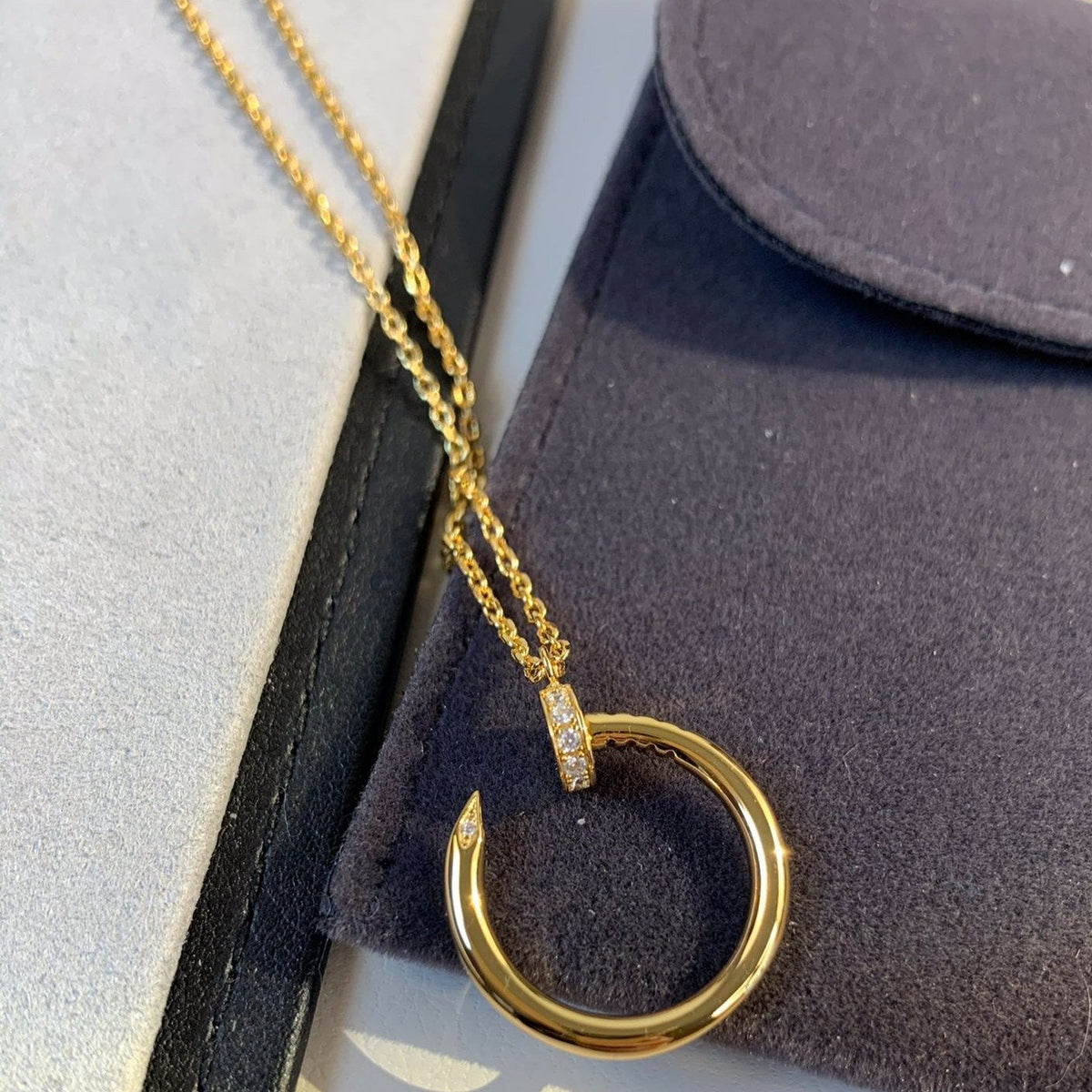 [Plus&Max]JUSTE NECKLACE GOLD