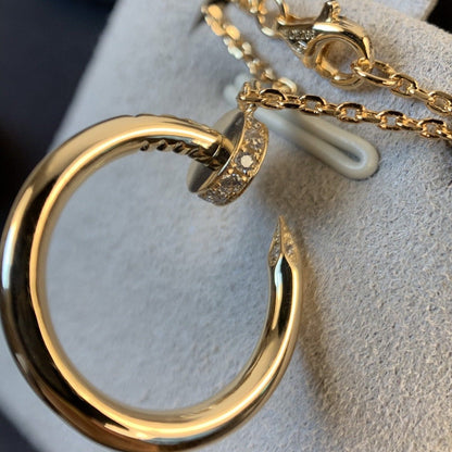 [Plus&Max]JUSTE NECKLACE PINK GOLD