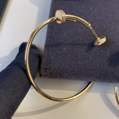 [Plus&Max]JUSTE EARRINGS GOLD DIAMONDS 1.8MM