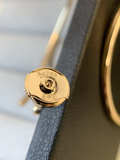 [Plus&Max]JUSTE EARRINGS GOLD DIAMONDS 1.8MM