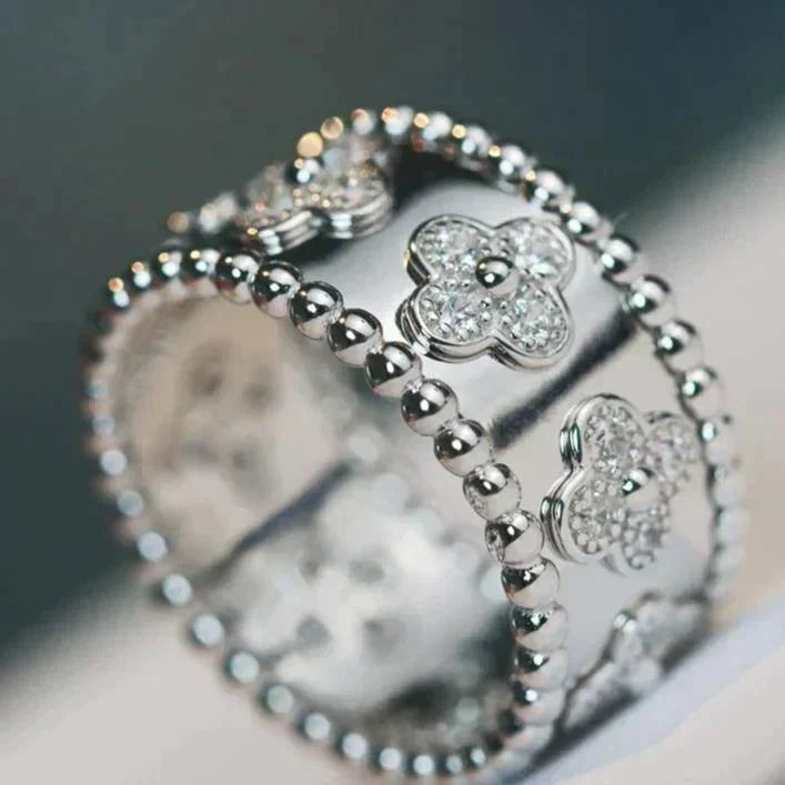 [Plus&Max]CLOVER KALEIDOSCOPE RING 10MM