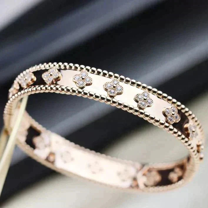 [Plus&Max]CLOVER BRACELET 8MM DIAMONDS