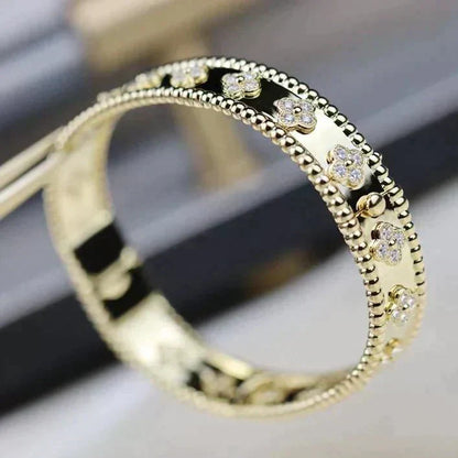 [Plus&Max]CLOVER BRACELET 8MM DIAMONDS