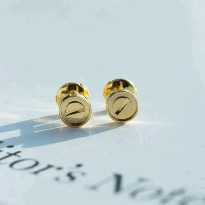 [Plus&Max]LOVE EARRINGS GOLD 10MM
