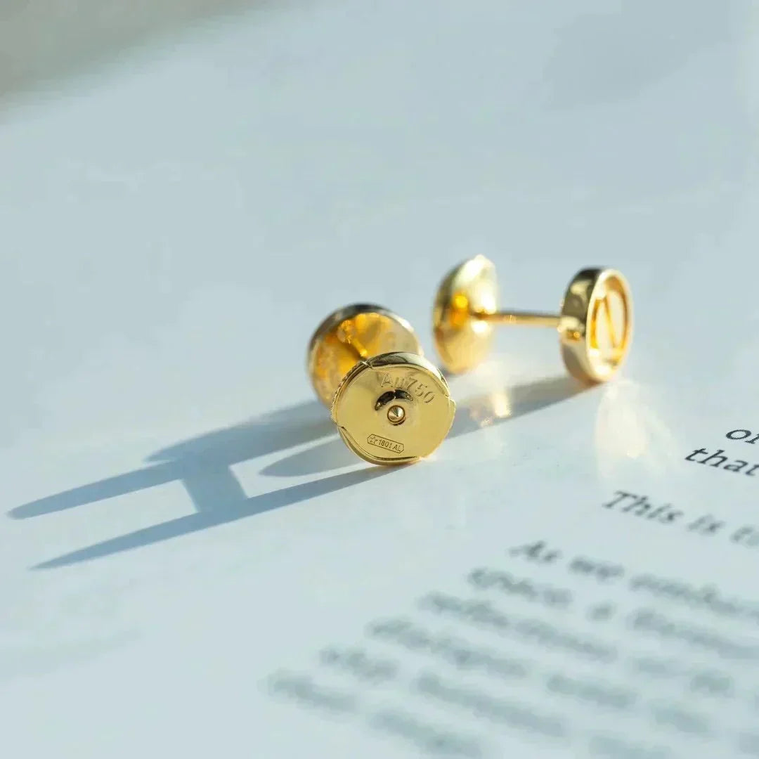 [Plus&Max]LOVE EARRINGS GOLD 10MM