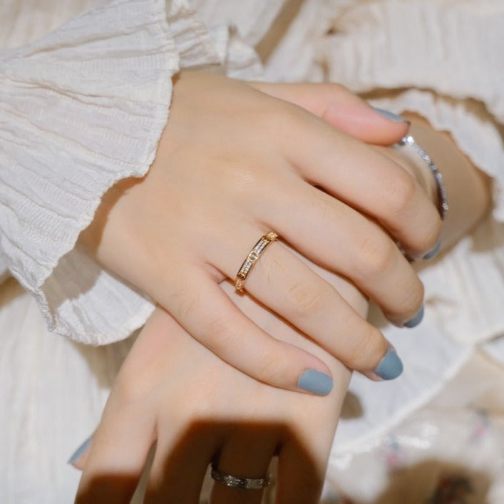 [Plus&Max]LOVE RING 2.65MM DIAMOND