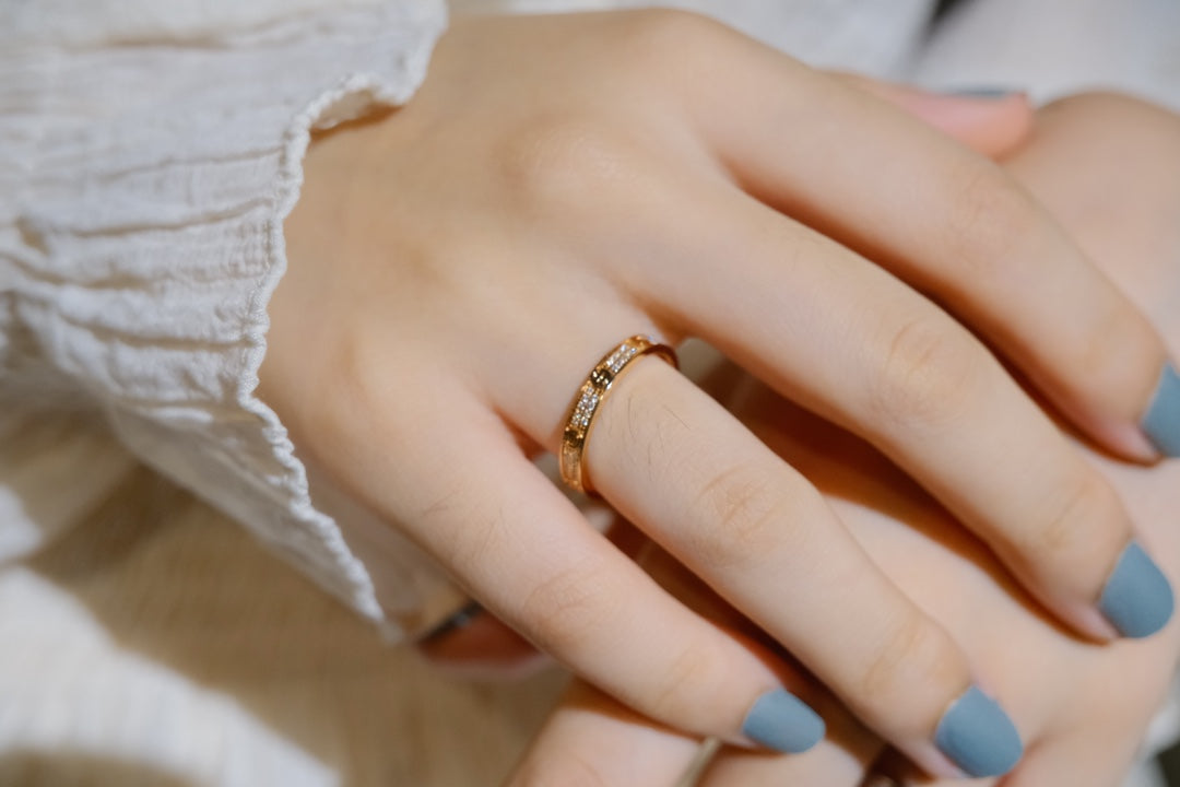 [Plus&Max]LOVE RING 2.65MM DIAMOND