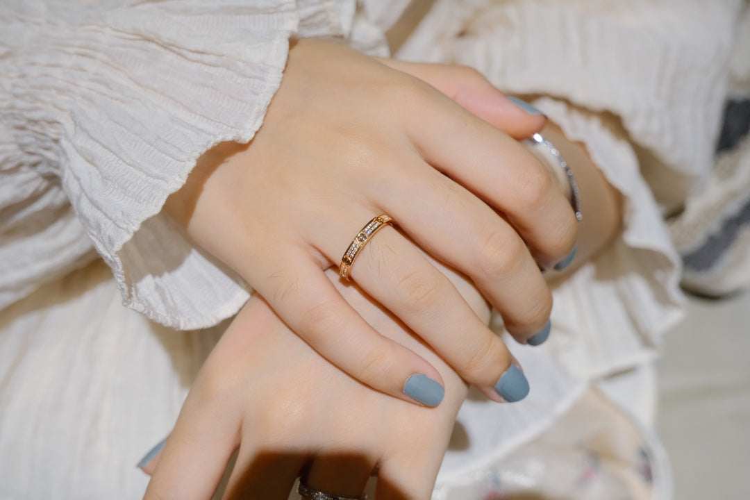 [Plus&Max]LOVE RING 2.65MM DIAMOND