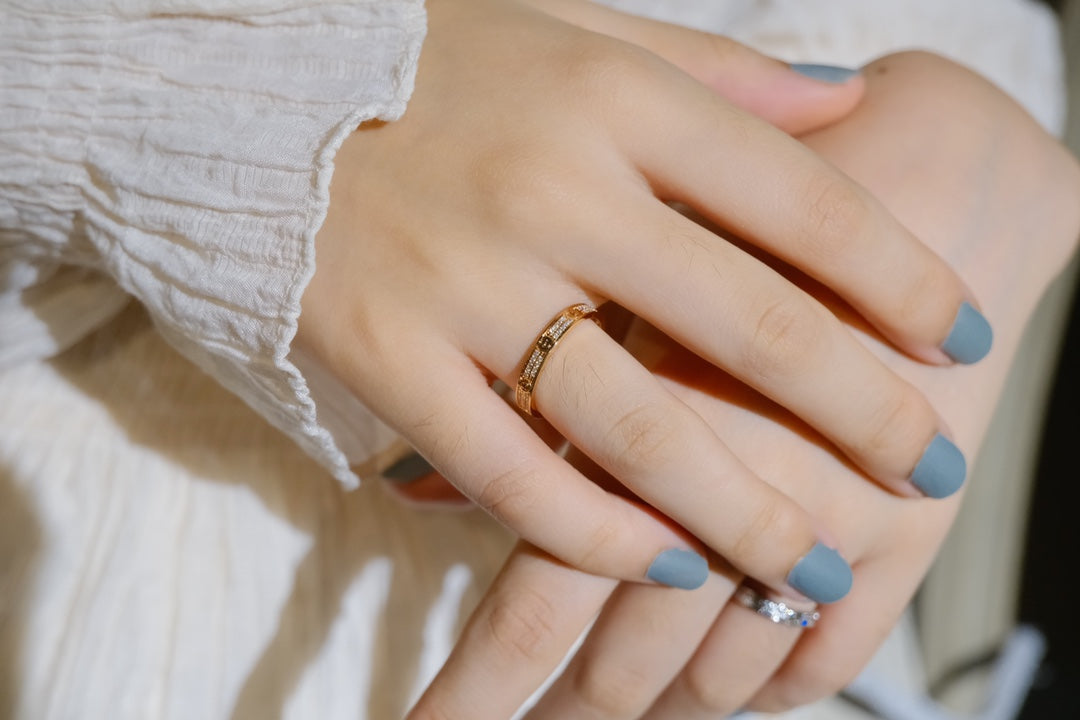 [Plus&Max]LOVE RING 2.65MM DIAMOND